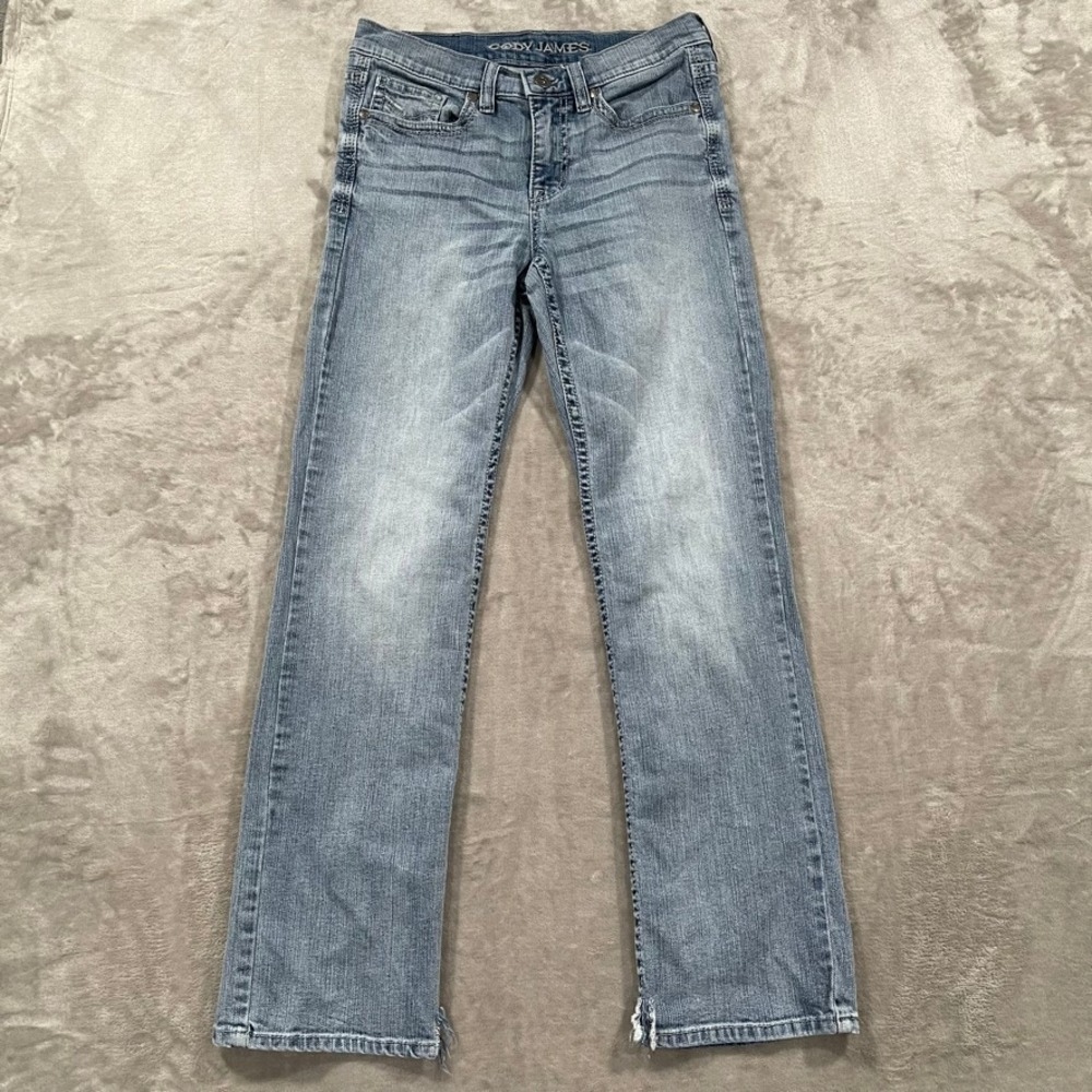 Cody James Jeans Mens 30x30 Blue Slim Straight Light Wash Denim Western Cowboy
